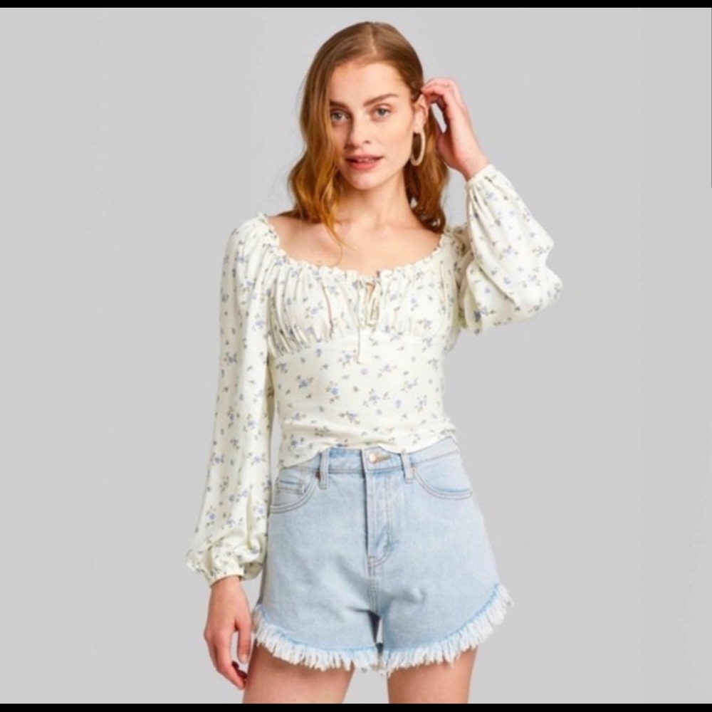 Puff Sleeve Milkmaid Shirt